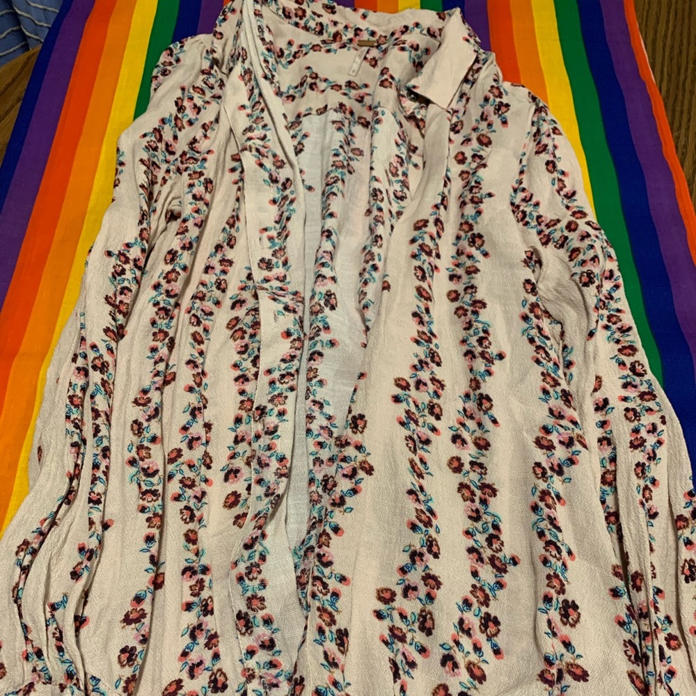 Womens Free People long sleeve button down S